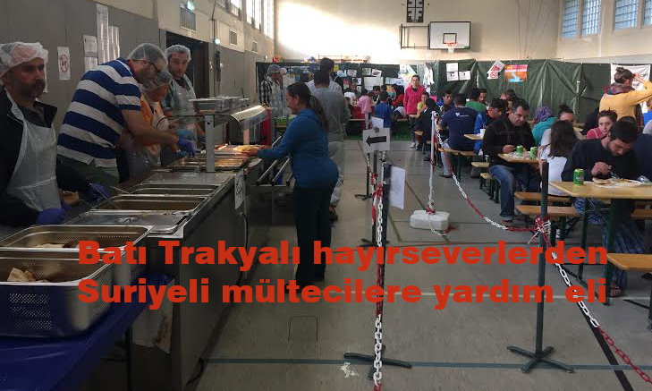 Batı Trakyalılar Suriyeli kardeşleri yalnız bırakmadı